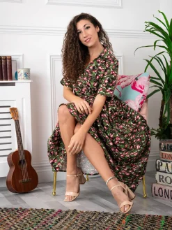 Andora Printed Maxi Dress, Floral Multi