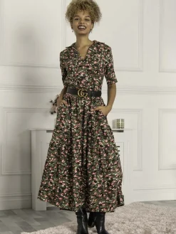 Andora Printed Maxi Dress, Floral Multi