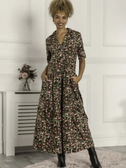 Andora Printed Maxi Dress, Floral Multi