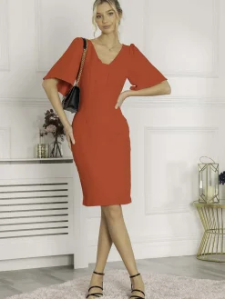 Beverly Bodycon Dress, Red