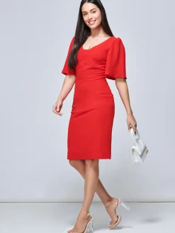 Beverly Bodycon Dress, Red
