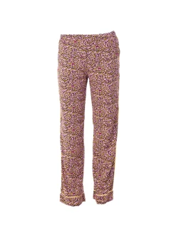 Emily Leopard Print Pyjamas, Pink Animal
