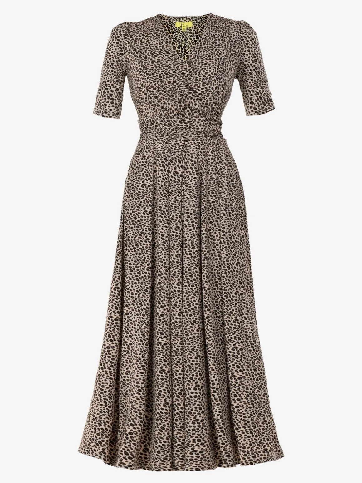 Jolie Moi Beatrice Animal Print Jersey Maxi Dress, Neutral Animal