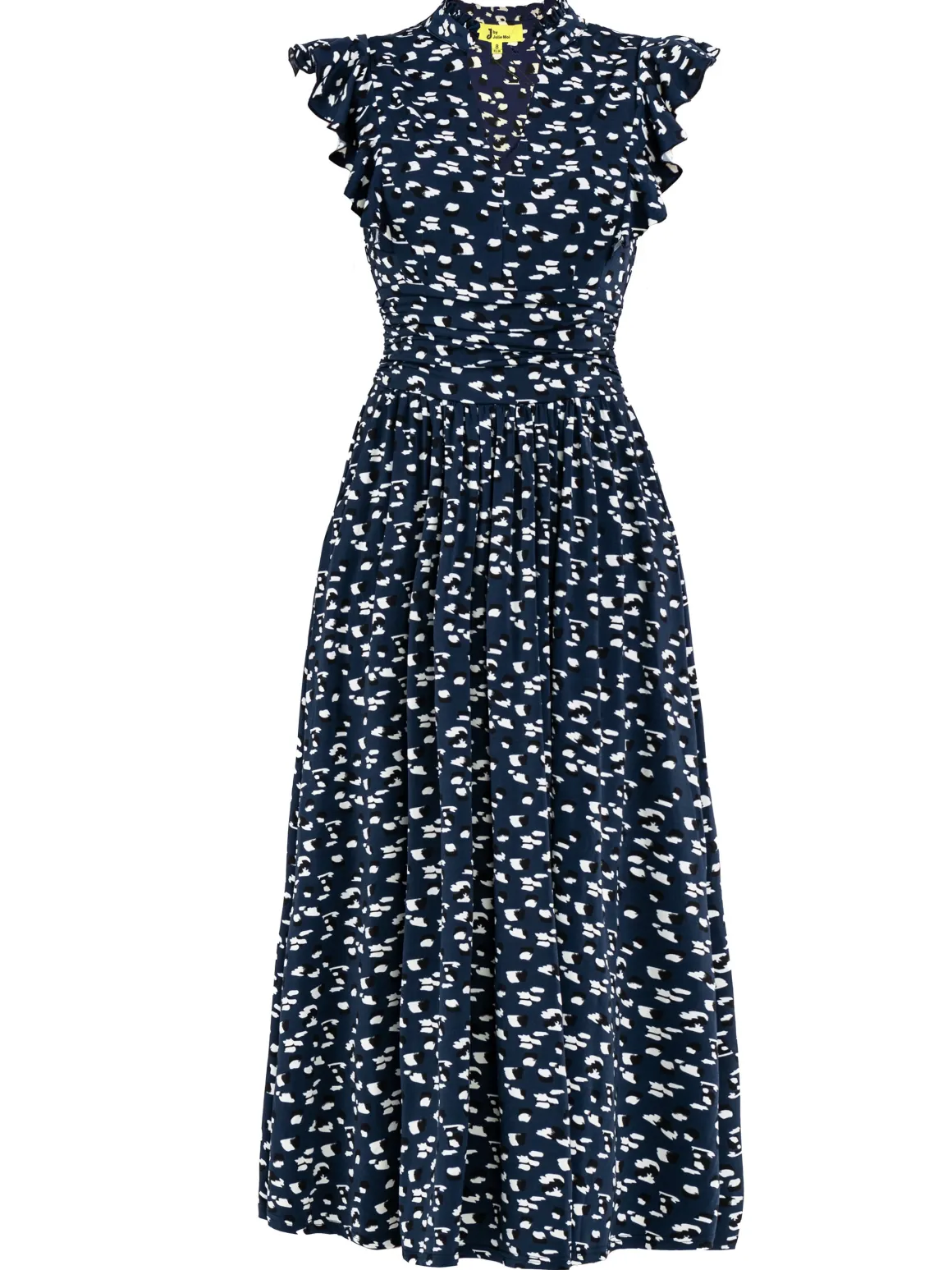 Jolie Moi Frill Detail Maxi Dress, Dark Teal