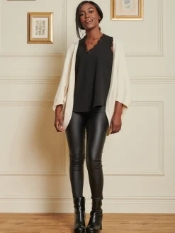Loose Fit Batwing Knitted Cardigan, Cream