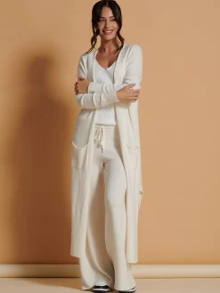 Made In Italy Soft Knit Longline Maxi Cardigan, Calce