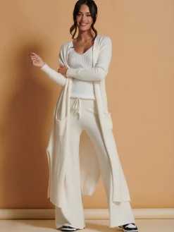 Made In Italy Soft Knit Longline Maxi Cardigan, Calce