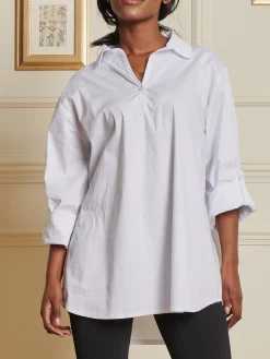 Oversized Cotton Shirt, White