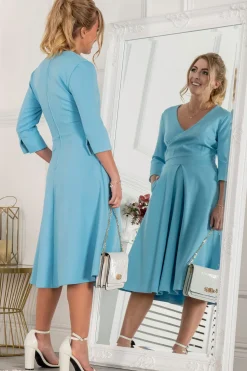 Paige 3/4 Sleeve Wrap Dress