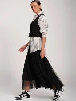 Plain Button Up Waistcoat, Black