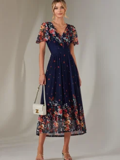 Wrap Maxi Dress, Floral Multi