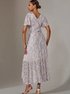 Wrap Midaxi Dress, Multi Floral